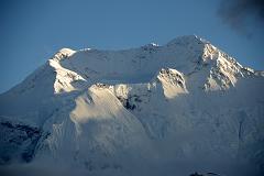 06 Annapurna II Summit Close Up At Sunset From Waterfall Camp On The Way To Chulu Far East